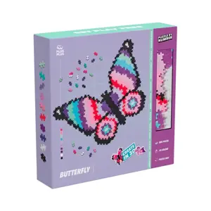 Plus Plus Butterfly Puzzle By Number